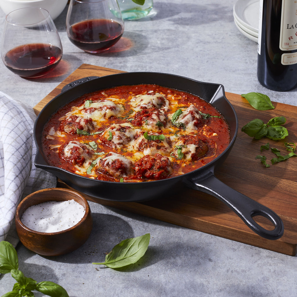 STAUB Pans 26 cm / 10 inch Cast Iron Frying Pan, Black